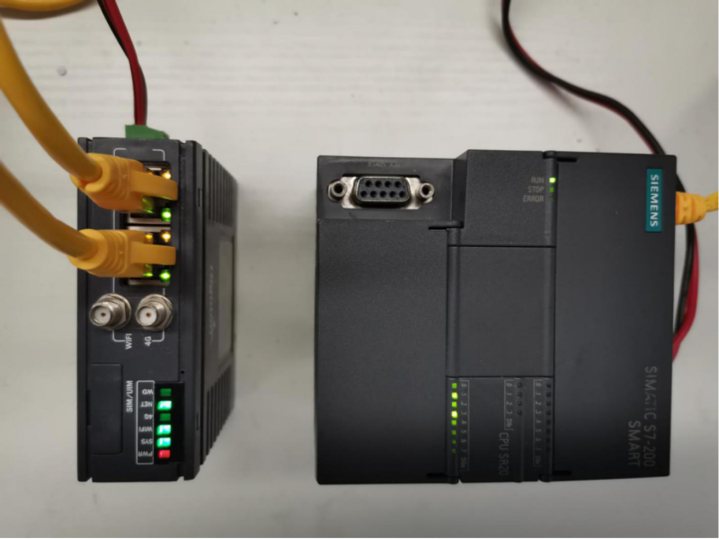 9001cc以诚为本智通网关连接plc示意图